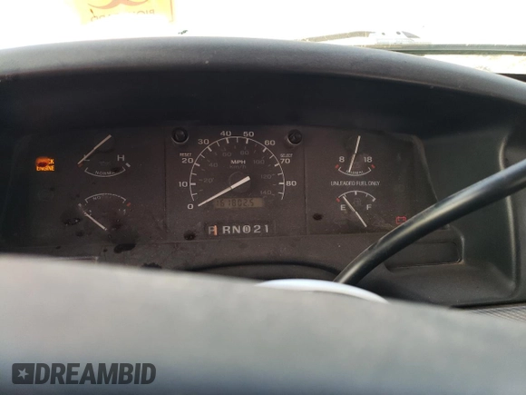 1995 Ford F-150 with VIN 1FTEX14H3SKA44623, listed as a Copart auction lot 74835704 with 161,802 mi miles and Salvage Title. Bid and sale history available at carsss.com. Image 9.