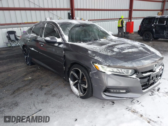 2018 Honda Accord Sedan Sport 1.5T with VIN 1HGCV1F31JA087538, listed as a IAAI auction lot 41479031 with 131,159 mi miles. Bid and sale history available at carsss.com. Image 1.
