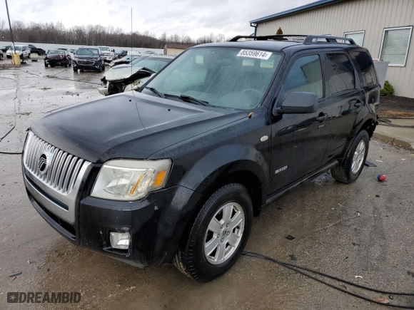 2008 Mercury Mariner with VIN 4M2CU81Z98KJ39101, listed as a Copart auction lot 85359614 with 215,565 mi miles and Salvage Title. Bid and sale history available at carsss.com. Image 1.