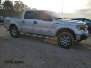 2014 Ford F-150 XL with VIN 1FTFW1ET8EFB81581, listed as a Copart auction lot 44806305 with 212,423 mi miles and Salvage Title. Bid and sale history available at carsss.com. Image 4.