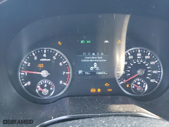 2022 Kia Telluride LX with VIN 5XYP2DHC7NG293444, listed as a Copart auction lot 43380955 with 138,824 mi miles and Salvage Title. Bid and sale history available at carsss.com. Image 9.