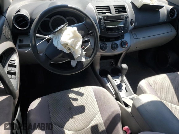 2008 Toyota RAV4 with VIN JTMZD33V785085518, listed as a Copart auction lot 52190235 with 0 mi miles and Salvage Title. Bid and sale history available at carsss.com. Image 8.