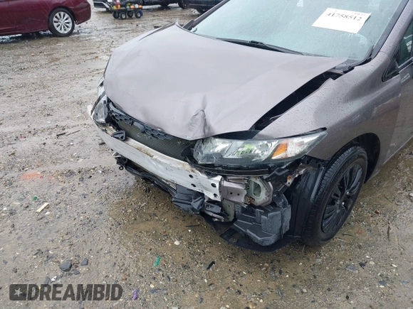 2015 Honda Civic Sedan LX with VIN 19XFB2F56FE257831, listed as a IAAI auction lot 41758512 with 110,863 mi miles. Bid and sale history available at carsss.com. Image 6.
