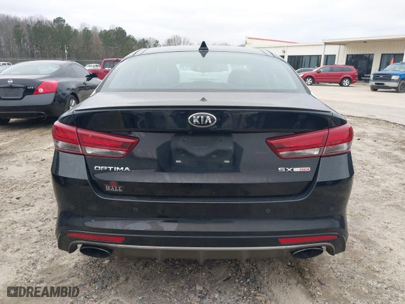 2017 Kia Optima SX with VIN 5XXGW4L21HG145463, listed as a IAAI auction lot 41604494 with 160,228 mi miles. Bid and sale history available at carsss.com. Image 16.