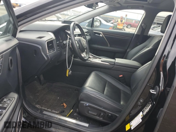 2021 Lexus RX with VIN 2T2HZMDA5MC259352, listed as a Copart auction lot 52934495 with 46,844 mi miles and Salvage Title. Bid and sale history available at carsss.com. Image 7.