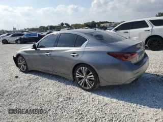 2019 Infiniti Q50 Luxe z VIN JN1EV7AP7KM519508, wystawiony jako Copart lot #53206555 z przebiegiem 88 415 mil mil oraz Nie do naprawy • Non repairable. Historia ofert i sprzedaży dostępna na DreamBid. Obrazek 2.