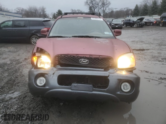 2004 Hyundai Santa Fe GLS with VIN KM8SC13E24U726708, listed as a Copart auction lot 85489774 with 158,208 mi miles and Salvage Title. Bid and sale history available at carsss.com. Image 5.