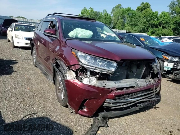2019 Toyota Highlander Limited with VIN 5TDDZRFH5KS944272, listed as a Copart auction lot 62343035 with 81,886 mi miles and Salvage title. Bid and sale history available at DreamBid. Image 14.