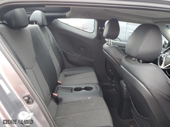 2015 Hyundai Veloster with VIN KMHTC6AD2FU229477, listed as a Copart auction lot 80378784 with 82,690 mi miles and Salvage Title. Bid and sale history available at carsss.com. Image 10.