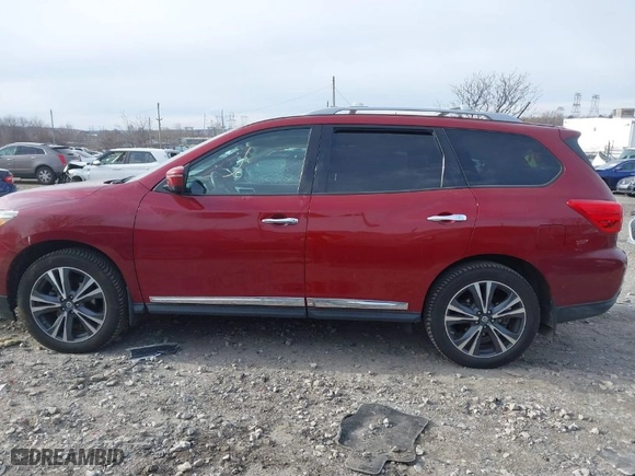 2018 Nissan Pathfinder S with VIN 5N1DR2MM5JC664158, listed as a IAAI auction lot 41617251 with 106,427 mi miles. Bid and sale history available at carsss.com. Image 13.
