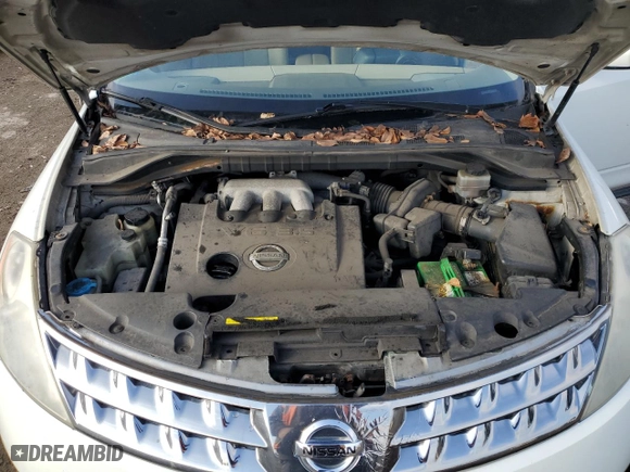 2006 Nissan Murano SL with VIN JN8AZ08T96W405907, listed as a Copart auction lot 84817324 with 128,416 mi miles and Clean Title. Bid and sale history available at carsss.com. Image 12.