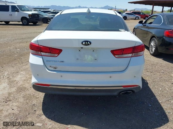 2016 Kia Optima LX with VIN 5XXGT4L33GG033022, listed as a IAAI auction lot 41981693 with 137,996 mi miles. Bid and sale history available at carsss.com. Image 16.