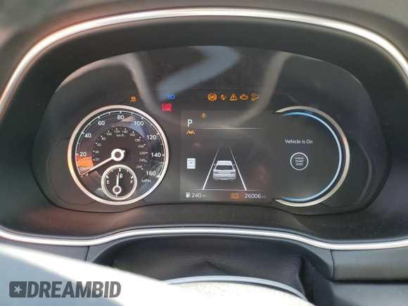 2022 Genesis GV80 with VIN KMUHB4SB4NU098028, listed as a Copart auction lot 52286015 with 26,006 mi miles and Non Repairable. Bid and sale history available at DreamBid. Image 9.