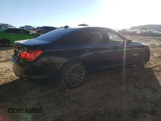 2009 BMW 7 Series 750i with VIN WBAKA83559CY33152, listed as a Copart auction lot 83770114 with 126,610 mi miles and Salvage title. Bid and sale history available at DreamBid. Image 3.