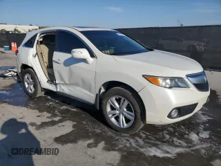 2015 Acura RDX Tech Pkg with VIN 5J8TB3H55FL013635, listed as a Copart auction lot 49058855 with 58,626 mi miles and Salvage Title. Bid and sale history available at carsss.com. Image 4.