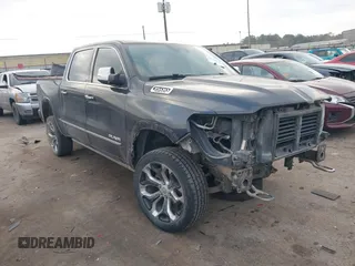 2019 Ram 1500 Limited z VIN 1C6SRFHT9KN594990, wystawiony jako IAAI lot #41760766 z przebiegiem 102 740 mil mil oraz . Historia ofert i sprzedaży dostępna na DreamBid. Obrazek 1.