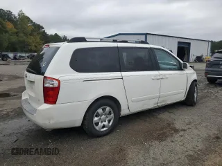 2007 Kia Sedona LX with VIN KNDMB233876174354, listed as a Copart auction lot 78527234 with 236,048 mi miles and Salvage Title. Bid and sale history available at carsss.com. Image 3.