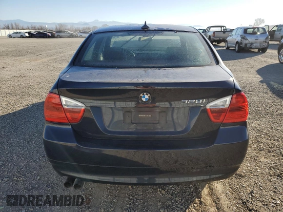 2008 BMW 3 Series 328i with VIN WBAVA37578NL54356, listed as a Copart auction lot 42912145 with 153,166 mi miles and Salvage Title. Bid and sale history available at DreamBid. Image 6.