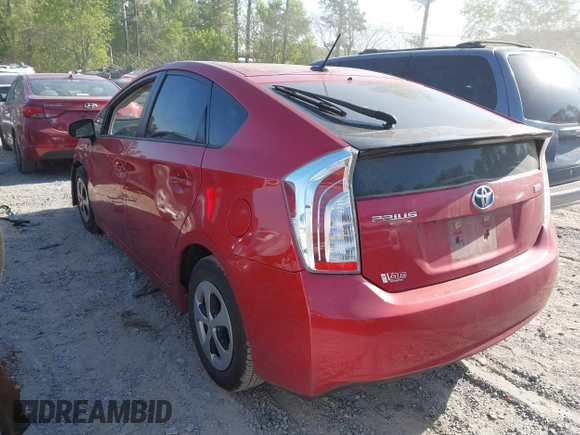 2015 Toyota Prius Four with VIN JTDKN3DU6F1913227, listed as a IAAI auction lot 42042511 with 155,535 mi miles. Bid and sale history available at carsss.com. Image 3.