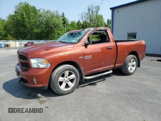 2013 Ram 1500 Tradesman z VIN 3C6JR7AT1DG579102, wystawiony jako Copart lot #60017985 z przebiegiem 120 815 mil mil oraz Szkoda całkowita • Salvage title. Historia ofert i sprzedaży dostępna na DreamBid. Obrazek 1.