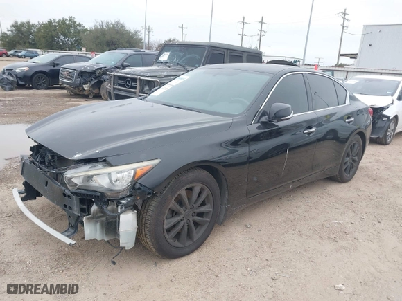 2015 Infiniti Q50 Premium with VIN JN1BV7APXFM340226, listed as a IAAI auction lot 41635242 with NaN miles. Bid and sale history available at carsss.com. Image 18.
