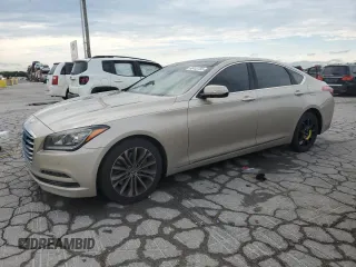 2015 Hyundai Genesis 3.8L z VIN KMHGN4JE6FU099728, wystawiony jako Copart lot #60453755 z przebiegiem 246 391 mil mil oraz Czysty tytuł • Clean title. Historia ofert i sprzedaży dostępna na DreamBid. Obrazek 1.