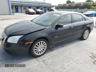 2008 Mercury Milan Premier with VIN 3MEHM08168R609298, listed as a Copart auction lot 59262054 with 166,995 mi miles and Salvage Title. Bid and sale history available at carsss.com. Image 1.