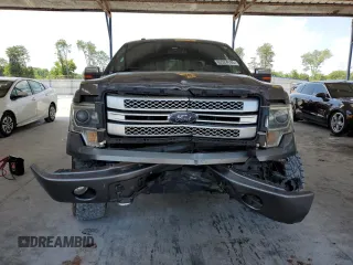 2014 Ford F-150 XL with VIN 1FTFW1EF1EFC83847, listed as a Copart auction lot 62324145 with 211,763 mi miles and Salvage title. Bid and sale history available at DreamBid. Image 5.