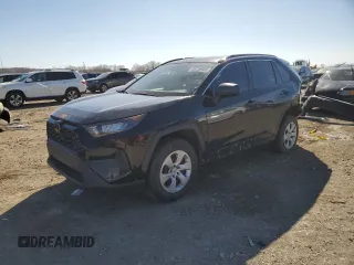 2019 Toyota RAV4 LE with VIN 2T3H1RFV5KC022308, listed as a Copart auction lot 49775905 with 76,704 mi miles and Salvage Title. Bid and sale history available at carsss.com. Image 1.