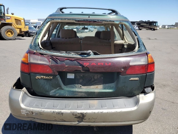 2000 Subaru Legacy Outback z VIN 4S3BH6755Y7606158, wystawiony jako Copart lot #58448905 z przebiegiem 196 428 mil mil oraz Szkoda całkowita • Salvage title. Historia ofert i sprzedaży dostępna na DreamBid. Obrazek 6.