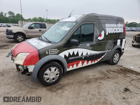 2011 Ford Transit Connect XLT with VIN NM0LS7DN9BT069791, listed as a Copart auction lot 59962725 with 228,380 mi miles and Salvage title. Bid and sale history available at DreamBid. Image 1.