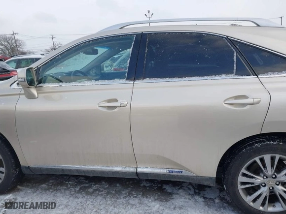 2013 Lexus RX 450h with VIN JTJBC1BA3D2051396, listed as a IAAI auction lot 41470747 with 98,292 mi miles. Bid and sale history available at carsss.com. Image 14.