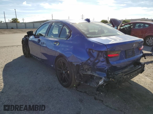 2021 BMW 3 Series M340i with VIN 3MW5U7J00M8B95124, listed as a Copart auction lot 64953032 with 9,483 mi miles and . Bid and sale history available at DreamBid. Image 3.