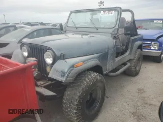 1983 Jeep CJ with VIN 1JCCN87AXDT069163, listed as a Copart auction lot 75219074 with 28,282 mi miles and Non Repairable. Bid and sale history available at carsss.com. Image 1.
