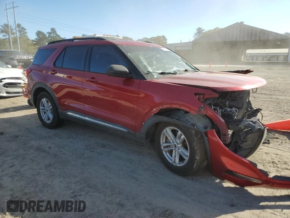 2020 Ford Explorer XLT with VIN 1FMSK7DH3LGB93070, listed as a Copart auction lot 49974945 with 0 mi miles and Salvage Title. Bid and sale history available at carsss.com. Image 4.