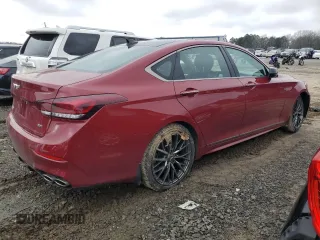 2018 Genesis G80 Sport z VIN KMHGN4JBXJU228035, wystawiony jako Copart lot #44047495 z przebiegiem 42 962 mil mil oraz Szkoda całkowita • Salvage title. Historia ofert i sprzedaży dostępna na DreamBid. Obrazek 3.