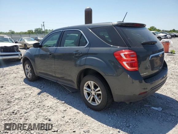 2017 Chevrolet Equinox LS with VIN 2GNALBEKXH1544983, listed as a Copart auction lot 53752925 with 137,407 mi miles and Clean Title. Bid and sale history available at carsss.com. Image 2.