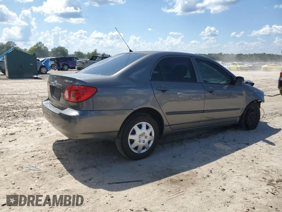 2007 Toyota Corolla CE with VIN 2T1BR32E17C829071, listed as a Copart auction lot 62210305 with 144,968 mi miles and Salvage title. Bid and sale history available at DreamBid. Image 3.