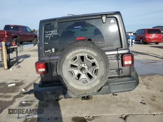 2021 Jeep Wrangler Sport with VIN 1C4GJXAN9MW520764, listed as a Copart auction lot 82429884 with Not Provided miles and Salvage Title. Bid and sale history available at DreamBid. Image 6.