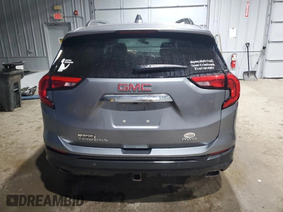 2018 GMC Terrain SLE with VIN 3GKALTEX0JL144790, listed as a Copart auction lot 84878584 with 0 mi miles and Salvage Title. Bid and sale history available at carsss.com. Image 6.