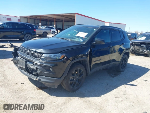 2023 Jeep Compass Latitude with VIN 3C4NJDBN2PT507868, listed as a IAAI auction lot 41760268 with 35,837 mi miles and . Bid and sale history available at DreamBid. Image 17.