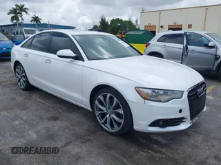 2013 Audi A6 2.0T Premium Plus with VIN WAUDFAFCXDN081294, listed as a IAAI auction lot 41499183 with 101,937 mi miles. Bid and sale history available at carsss.com. Image 1.