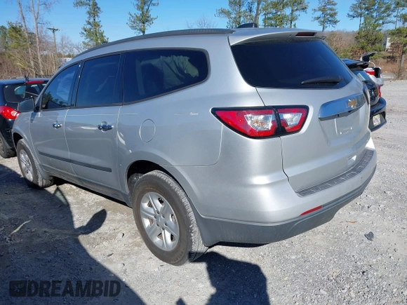 2016 Chevrolet Traverse LS with VIN 1GNKRFED2GJ239042, listed as a IAAI auction lot 41747405 with 118,400 mi miles. Bid and sale history available at carsss.com. Image 3.