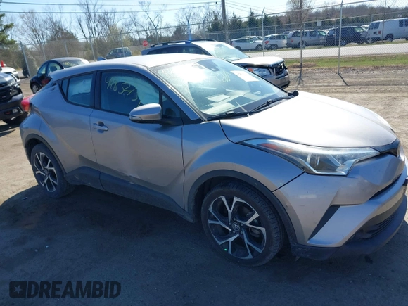 2018 Toyota C-HR XLE with VIN NMTKHMBX9JR047186, listed as a IAAI auction lot 41832739 with 78,120 mi miles. Bid and sale history available at carsss.com. Image 1.