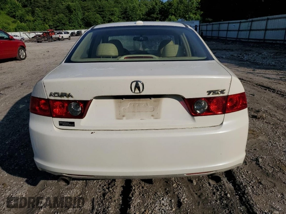 2006 Acura TSX with VIN JH4CL96816C011875, listed as a Copart auction lot 63194305 with 130,152 mi miles and Salvage title. Bid and sale history available at DreamBid. Image 6.