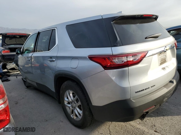 2020 Chevrolet Traverse LS with VIN 1GNEVFKW8LJ283734, listed as a Copart auction lot 42794435 with 111,482 mi miles and Salvage Title. Bid and sale history available at carsss.com. Image 2.