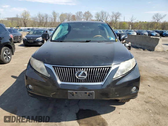 2010 Lexus RX 350 with VIN 2T2BK1BA1AC032196, listed as a Copart auction lot 54130395 with 184,445 mi miles and Salvage Title. Bid and sale history available at carsss.com. Image 5.