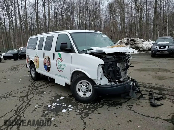 2016 Chevrolet Express Cargo with VIN 1GCWGAFFXG1170085, listed as a Copart auction lot 44425025 with 34,880 mi miles and Salvage title. Bid and sale history available at DreamBid. Image 11.