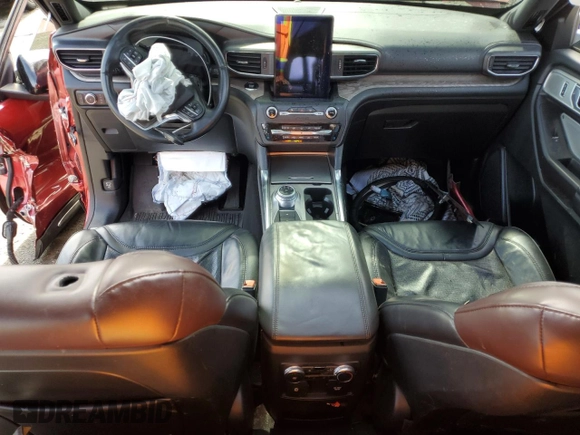 2020 Ford Explorer Platinum z VIN 1FM5K8HC1LGA45999, wystawiony jako Copart lot #46118575 z przebiegiem Nie podano mil oraz Szkoda całkowita • Salvage title. Historia ofert i sprzedaży dostępna na DreamBid. Obrazek 8.