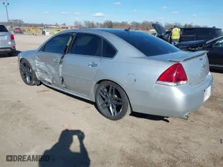 2014 Chevrolet Impala Limited LTZ with VIN 2G1WC5E33E1102480, listed as a IAAI auction lot 41666058 with NaN miles. Bid and sale history available at carsss.com. Image 3.